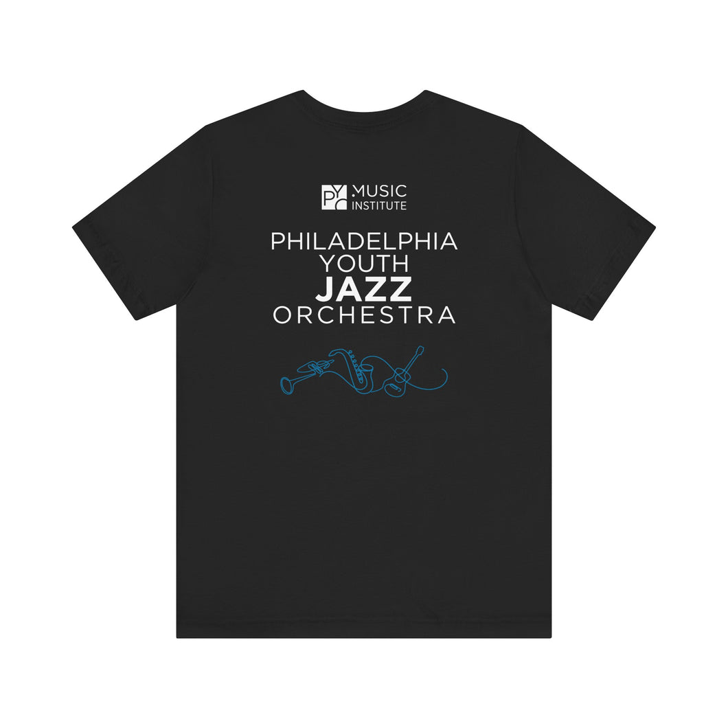 Philadelphia Youth Jazz Orchestra (PYJO) Unisex Jersey Short Sleeve Tee