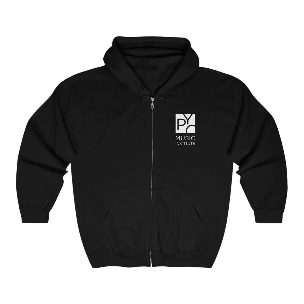 Unisex PYOMI Full Zip Hooded Sweatshirt