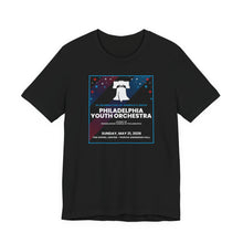 Load image into Gallery viewer, Philadelphia Youth Orchestra Celebrates America's 250th T‑Shirt — With Roster
