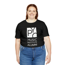 Load image into Gallery viewer, PYOMI Alumni (White Logo) Unisex Jersey Short Sleeve Tee
