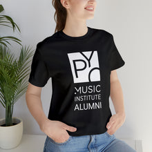 Load image into Gallery viewer, PYOMI Alumni (White Logo) Unisex Jersey Short Sleeve Tee
