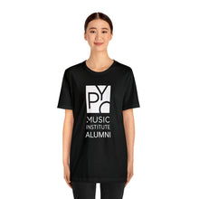 Load image into Gallery viewer, PYOMI Alumni (White Logo) Unisex Jersey Short Sleeve Tee
