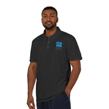 Load image into Gallery viewer, PYOMI Classic Unisex Polo Shirt - Blue Logo
