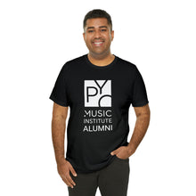 Load image into Gallery viewer, PYOMI Alumni (White Logo) Unisex Jersey Short Sleeve Tee
